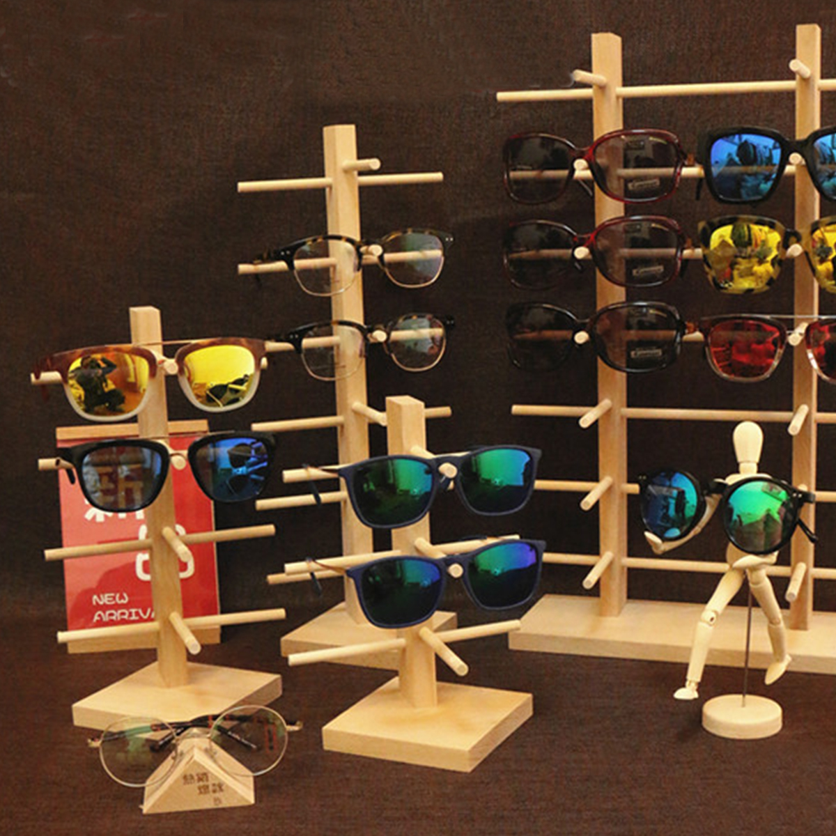 Natural-Wood-Wooden-Sunglasses-Eyeglasseses-Display-Rack-Stand-Holder-Organizer-3456-Layers-1478396-6