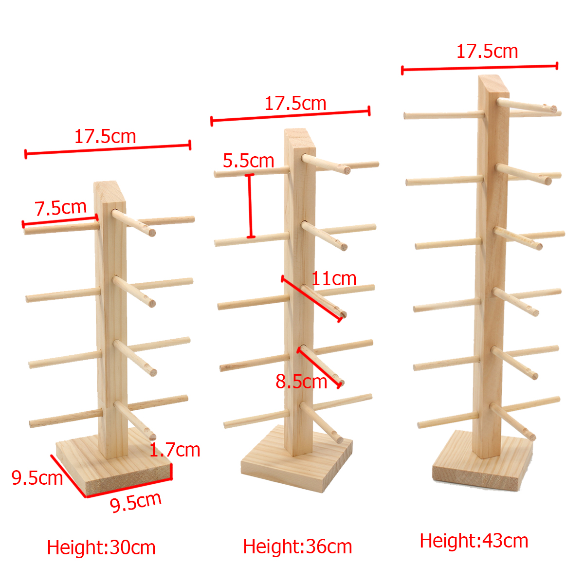 Natural-Wood-Wooden-Sunglasses-Eyeglasseses-Display-Rack-Stand-Holder-Organizer-3456-Layers-1478396-10