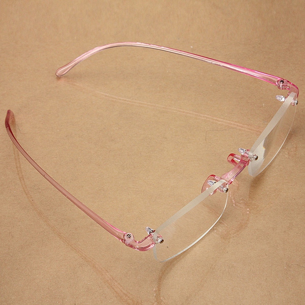 Pink-Rimless-Light-Presbyopic-Reading-Glasses-Fatigue-Relieve-Strength-10-15-20-25-30-1015451-5