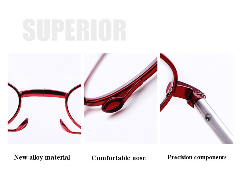 Portable-Folding-Comfortable-Reading-Glasses-Metal-Full-Frame-With-Case-1364542-6