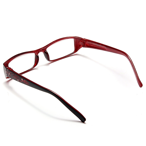 Red-Female-Diamond-Flower-Frame-Presbyopic-Reading-Glasses-Eyeglasseess-10-15-20-25-30-35-40-1016117-4