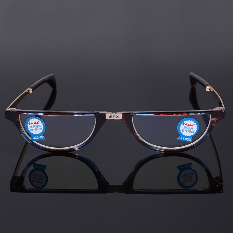Resin-Film-Anti-blue-Reading-Glasses-Shell-shaped-Folding-Presbyopic-Glasses-with-Storage-Case-1290644-1
