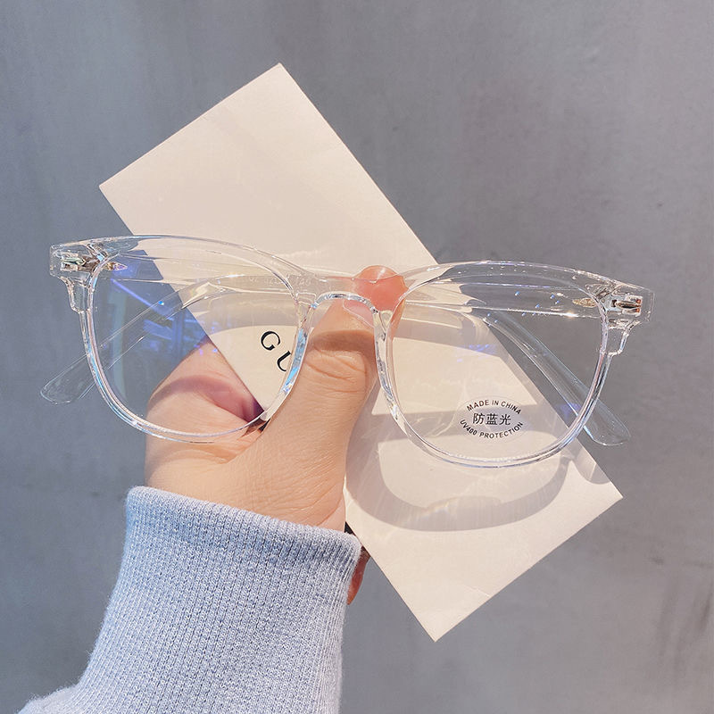 Transparent-Finished-Myopia-Glasses-Men-Women-Black-Eyeglasses-Prescription-Shortsighted-Eyewear-1838443-2