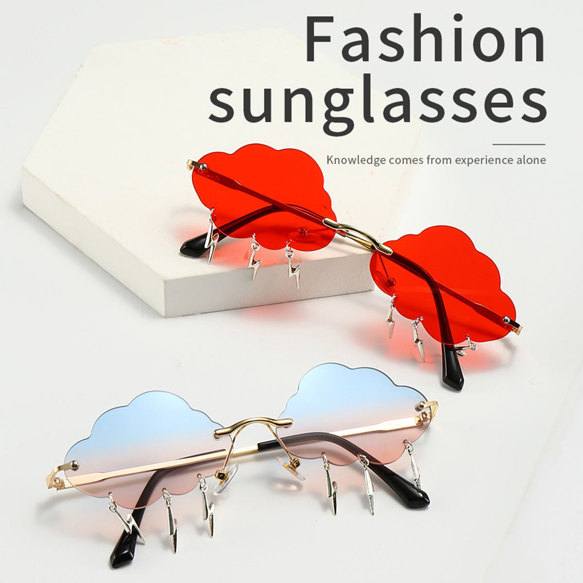 Women-Metal-Sunglasses-Cloud-Shape-PC-Lens-Rimless-Shades-UV400-Accessory-1718245-1