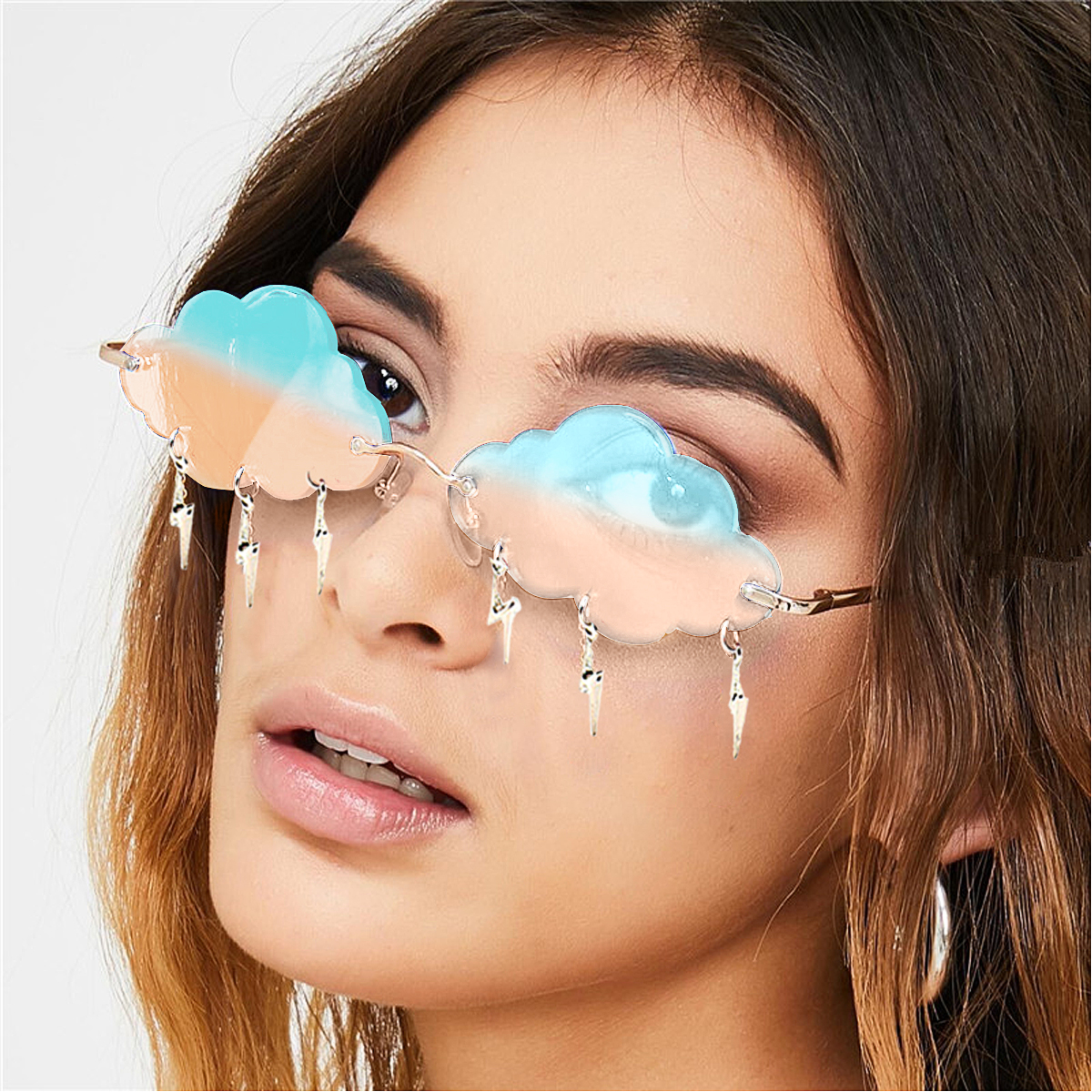 Women-Metal-Sunglasses-Cloud-Shape-PC-Lens-Rimless-Shades-UV400-Accessory-1718245-9