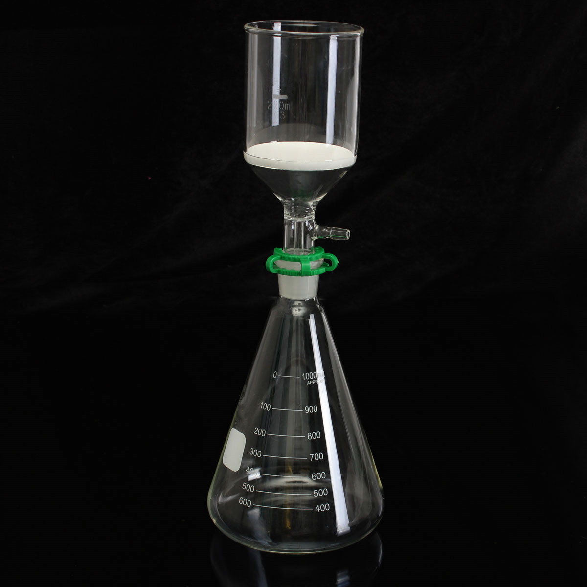 Glass-Vaccum-Suction-Filter-Filtration-Kit-250ml-Buchner-Funnel-1000mL-Conical-Flask-992081-1