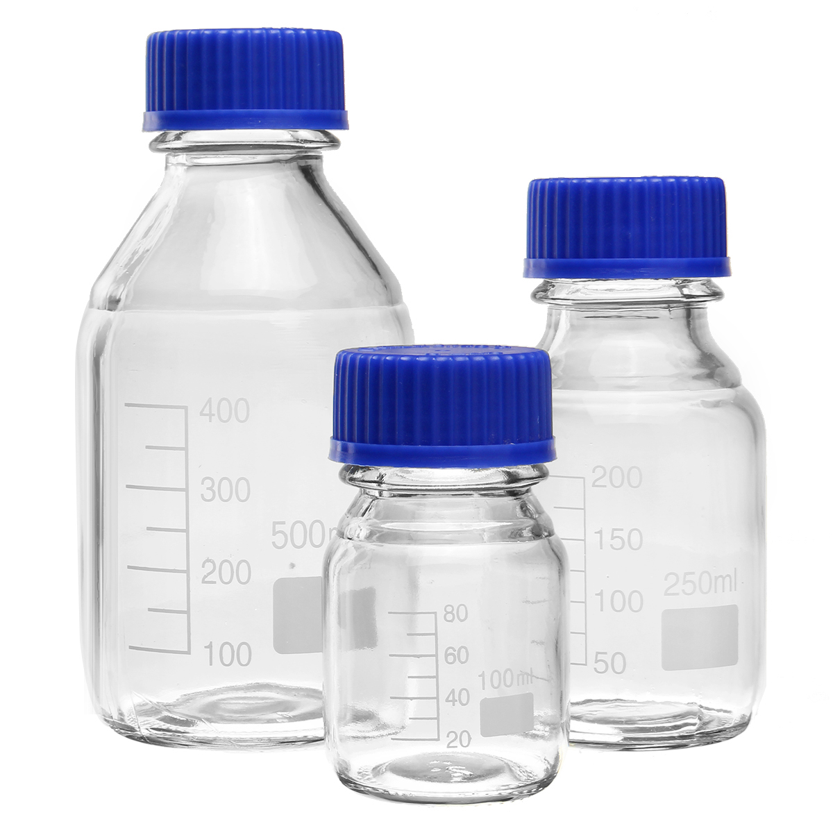 100250500mL-Borosilicate-Glass-Clear-Reagent-Bottle-Blue-Screw-Cap-Lab-Storage-Bottle-1350884-1
