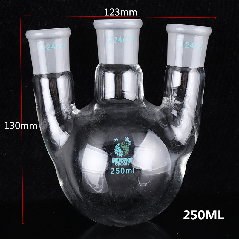 100ml-250ml-500ml-Glass-2429-Three-Neck-Round-Bottoom-Boiling-Flask-3-Neck-Laboratory-Glassware-1283654-4