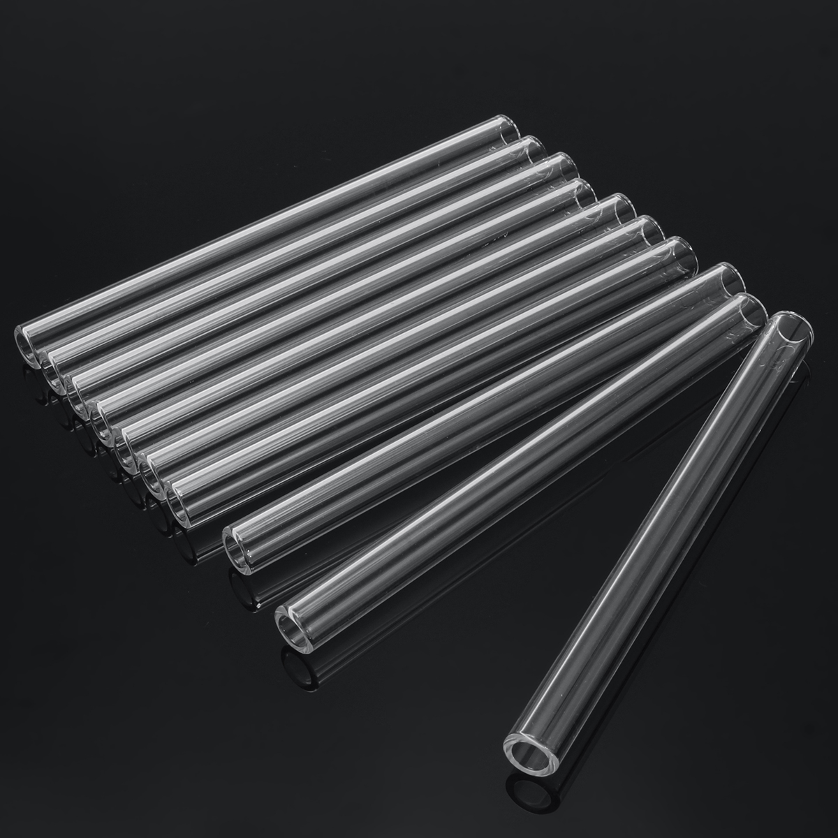10Pcs-Length-150mm-OD-10mm-1mm-Thick-Wall-Borosilicate-Glass-Blowing-Tube-Lab-Tubes-1623752-7
