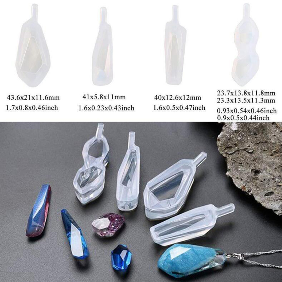 129PcsSet-Silicone-Casting-Molds-Tools-Jewelry-Pendant-Resin-Mould-DIY-1613609-3