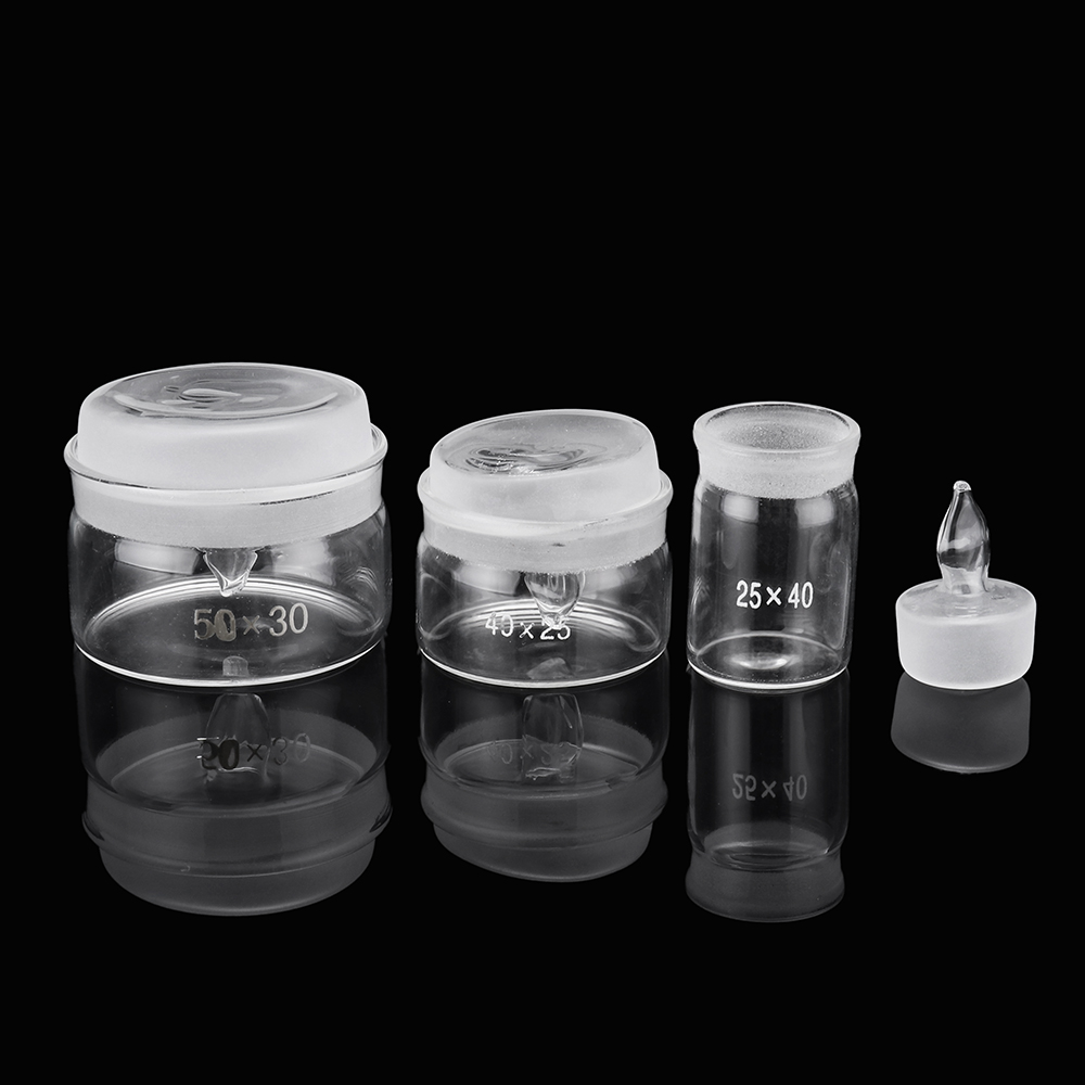 3-Sizes-Weighing-Bottle-Weighing-Ground-Glass-Low-Form-Volumetric-Flask-Closed-Bottom-1440658-2