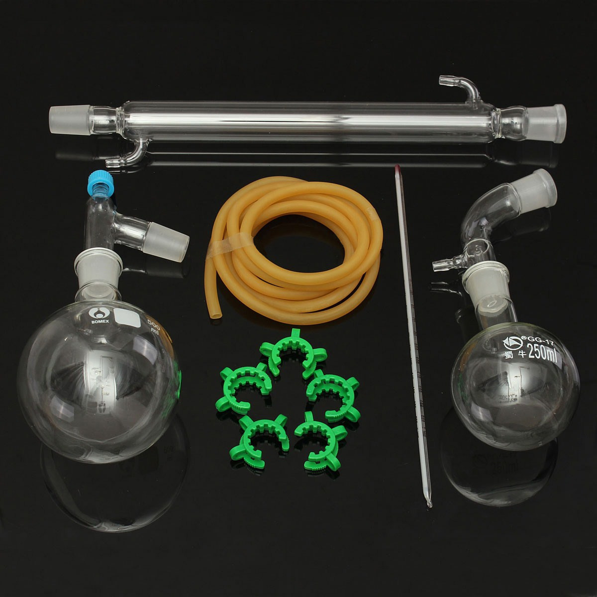 500mL-2429-Joint-Vacuum-Distillation-Extraction-Laboratory-Glass-Apparatus-Set-Lab-Glassware-Kit-970666-2