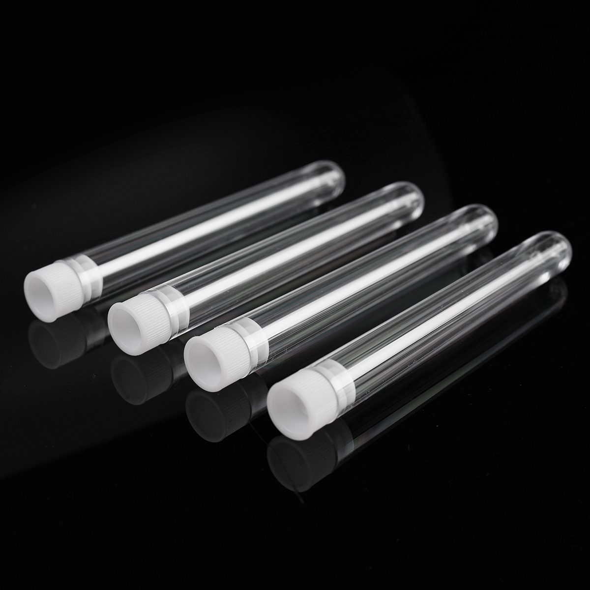 50Pcs-12x100mm-Clear-Plastic-Test-Laboratory-Tubes-Container-with-White-Push-Caps-1177797-2