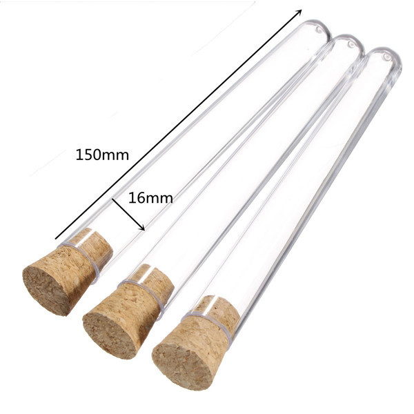 50Pcs-16x150mm-20ml-Plastic-Test-Tube-With-Stopper-Lab-Supplies-1071911-3