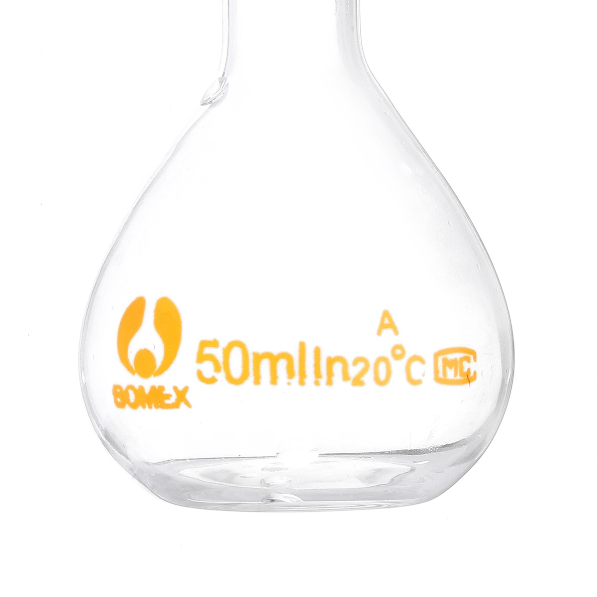 50mL-Clear-Glass-Volumetric-Flask-w-Glass-Stopper-Lab-Chemistry-Glassware-1356426-7