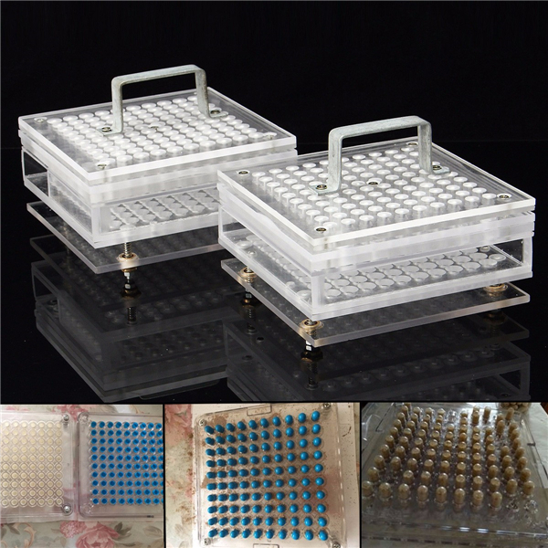 6Pcs-Plexiglass-100-Holes-Capsule-Filler-Capsule-Filling-Machine-Tool-1115504-1