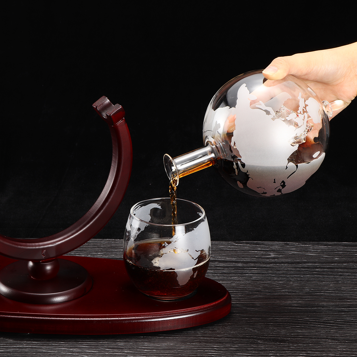 850ml-Glass-Decanter-Bottle-Carafe-Kit-w-2-Drinking-Mug-For-Spirit-Tea-1582224-6