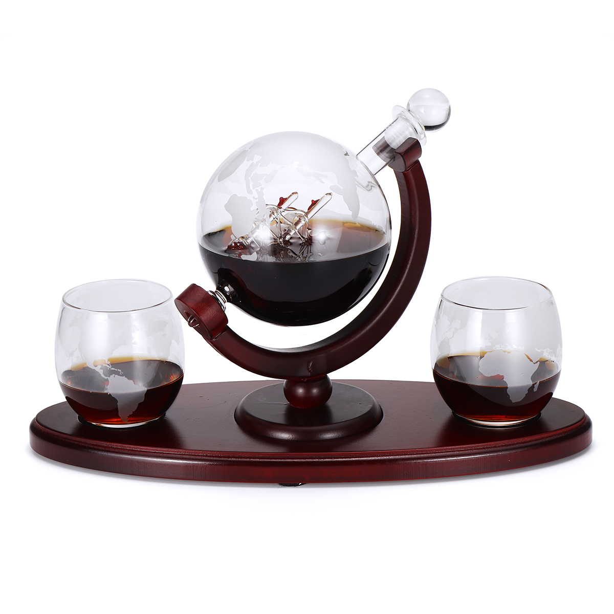 850ml-Glass-Decanter-Bottle-Carafe-Kit-w-2-Drinking-Mug-For-Spirit-Tea-1582224-8