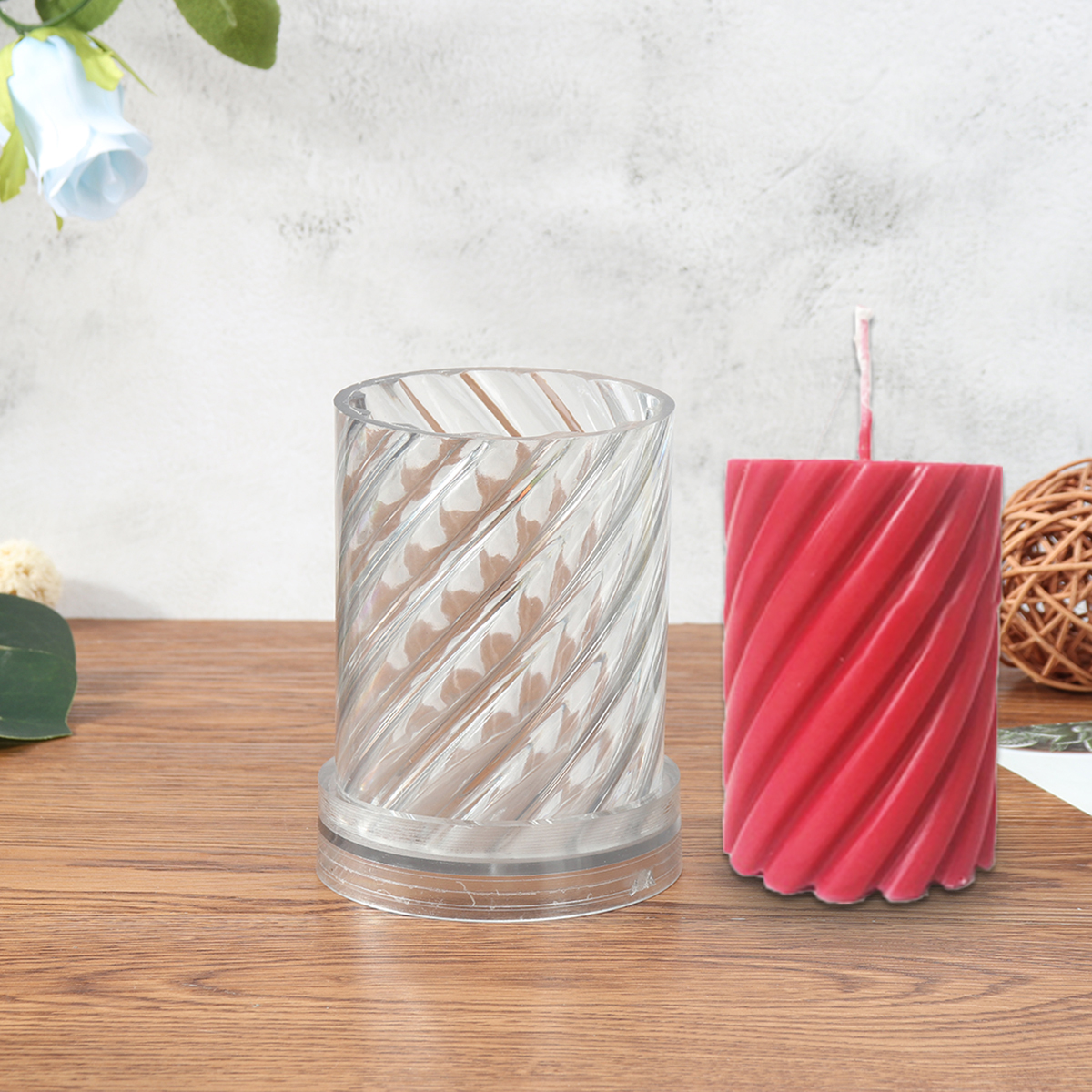 DIY-Candle-Molds-Spiral-Stripes-Cylinder-Handmade-Soap-Mould-Craft-Making-Tool-1648082-2