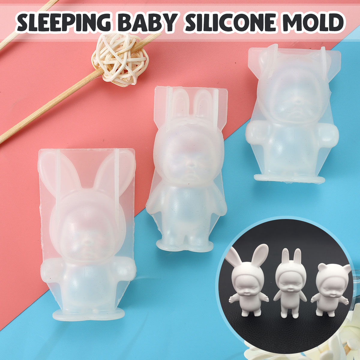 SML-DIY-Silicone-Mold-Sleeping-Baby-Mould-Aromatherapy-Plaster-Storage-Container-1673430-1