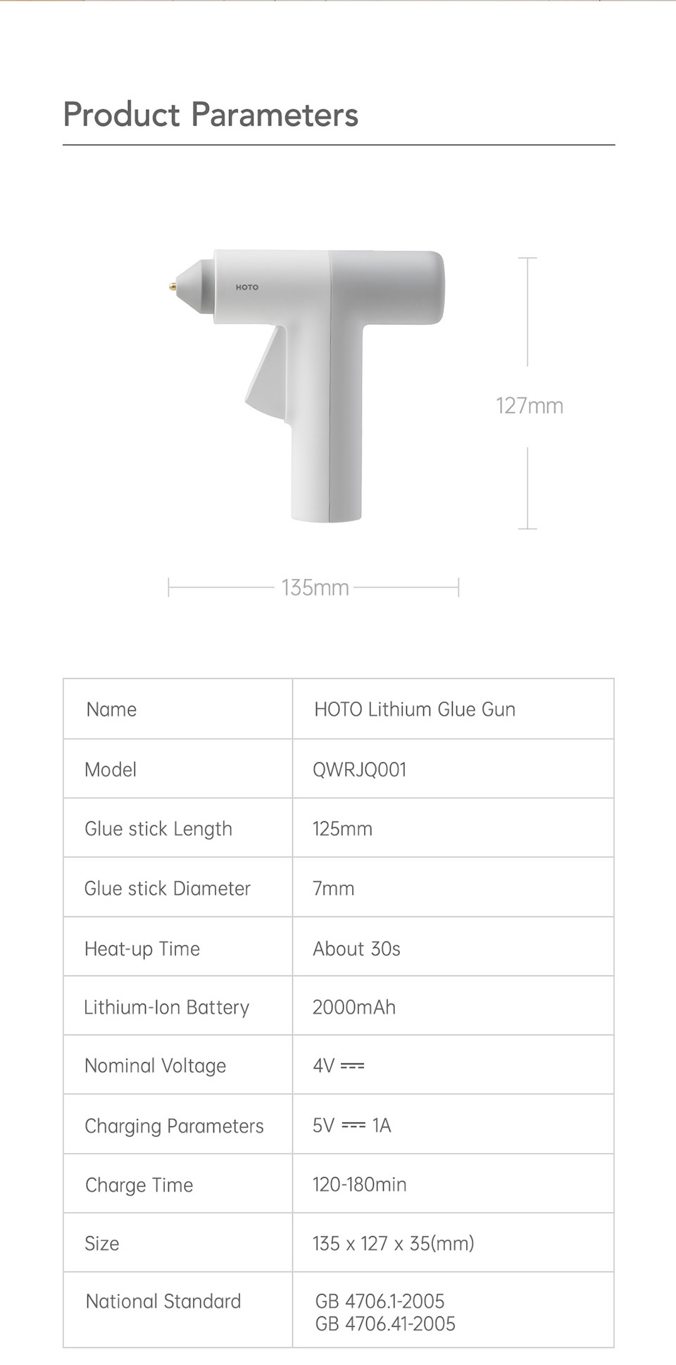 HOTO-Hot-Melt-Glue-Guns-4V-Li-ion-Battery-Cordless-Glue-Guns-W-10pcs-125mm-Glue-Stick-For-Home-DIY-H-1861612-10