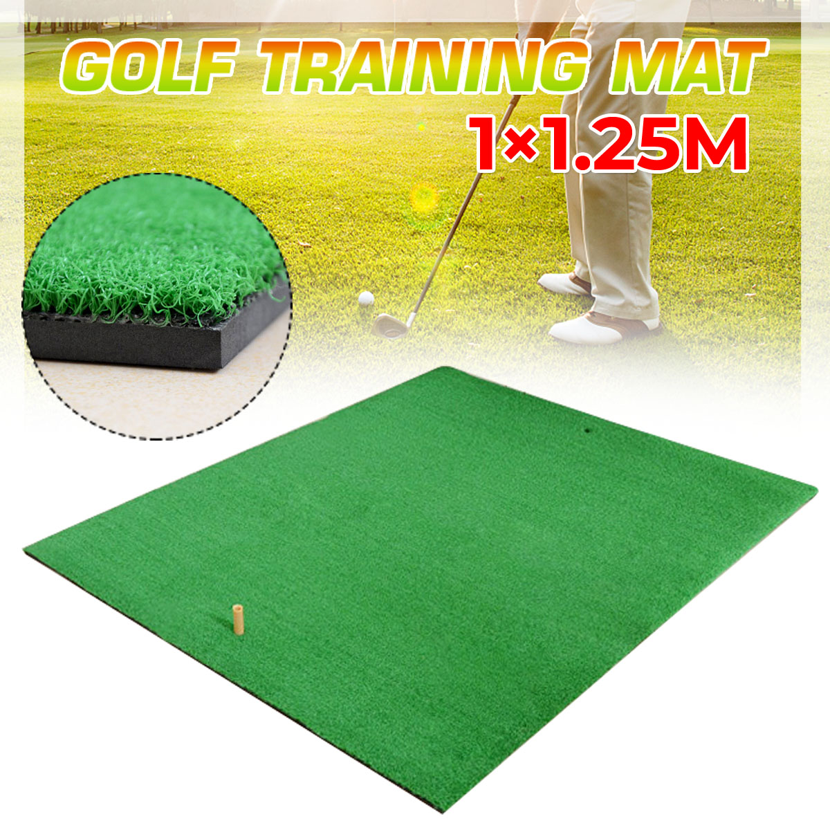 1x125m-Golf-Grass-Mat-Practice-Training-Lawn-Mat-Golf-Hitting-Mat-with-Tees-Durable-Golf-Pad-1776193-1