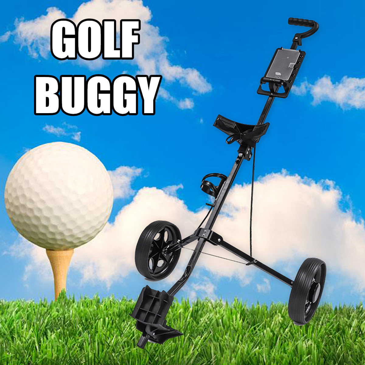 2-Wheel-Golf-Push-Cart-Outdoor-Foldable-Golf-Trailer-Lightweight-Adjustable-Handle-Golf-Carrier-Golf-1374351-1