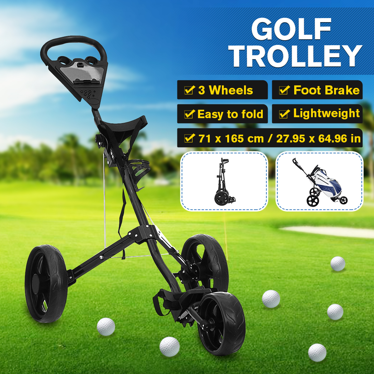 3-Wheel-Folding-Golf-Cart-Pull-Push-Trolley-with-Scorecard-Cup-Holder-Foot-Brake-Outdoor-Sport-1839339-1