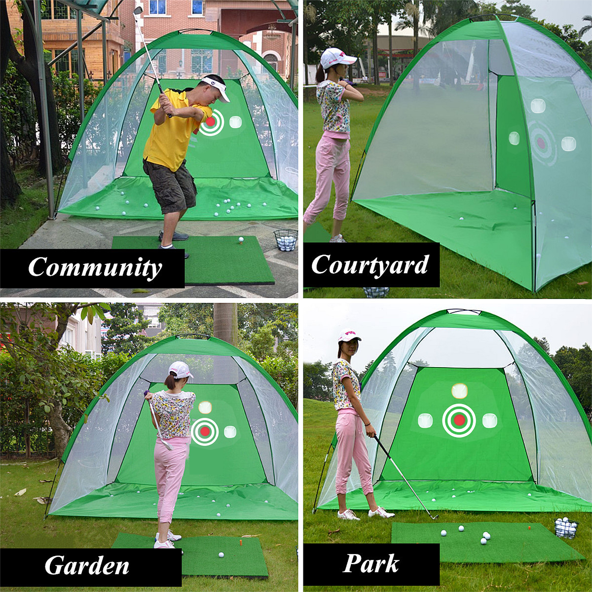 3m-Adults-Kids-Folding-Portable-Golf-Training-Aids-Cage-Tent-Net-Mat-Tee-Outdoor-Trip-Indoor-Golf-Cl-1662971-3