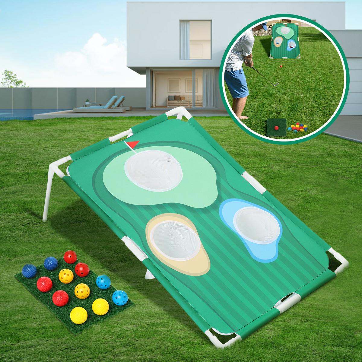 Golf-Chipping-Practice-Board-With-Net-Golf-Pitching-Cages-Mats-Kit-Set-Golf-Training-Aids-for-Indoor-1697372-1