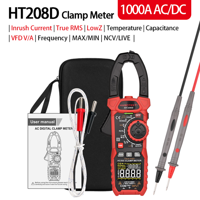 HABOTEST-HT208AHT208D-1000V-1000A-Digital-Multimeter-Profesional-Amperometric-Clamp-Meter-AC-DC-True-1850458-11