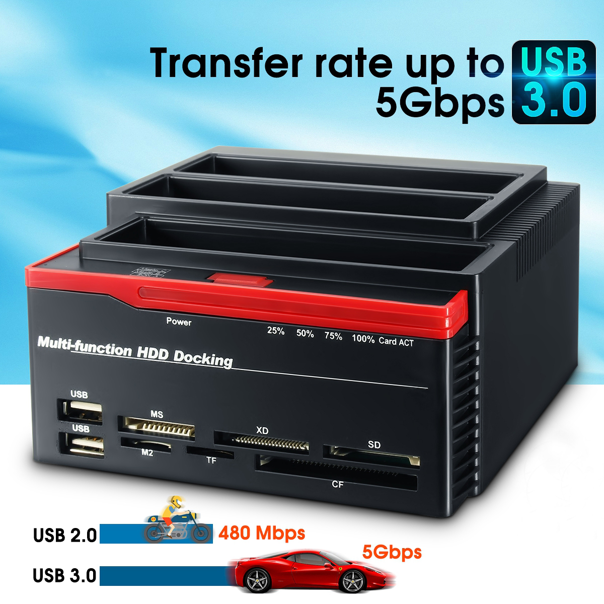 EU-25quot35quot-USB-30-To-SATA-IDE-HDD-SSD-Hard-Drive-Docking-Station-Offline-Clone-Card-Reader-Hub-1248778-4