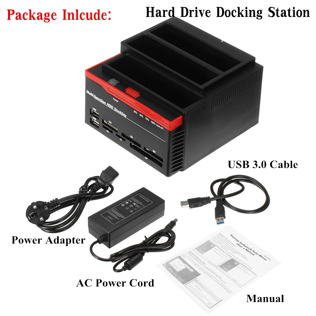 EU-25quot35quot-USB-30-To-SATA-IDE-HDD-SSD-Hard-Drive-Docking-Station-Offline-Clone-Card-Reader-Hub-1248778-7