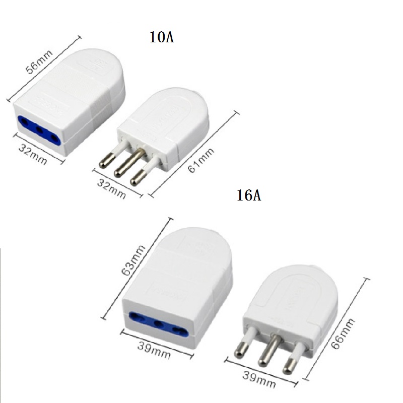 Italian-Standard-10A16A-Small-Italian-Power-Plug-Male-Socket-Female-Socket-3-Round-Pin-Converter-Ada-1770403-8