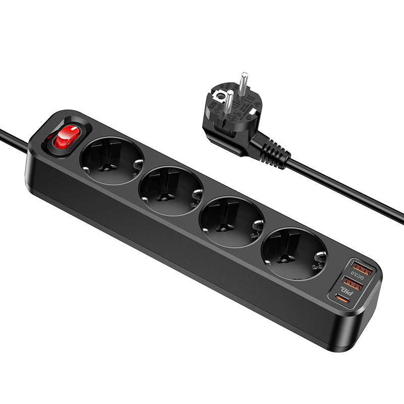 HOCO-NS1-4000W-4-Outlets-Power-Strip-Socket-USB-Charger-With-4AC-Outlet--20W-USB-C-PD-Power-Delivery-1921723-4