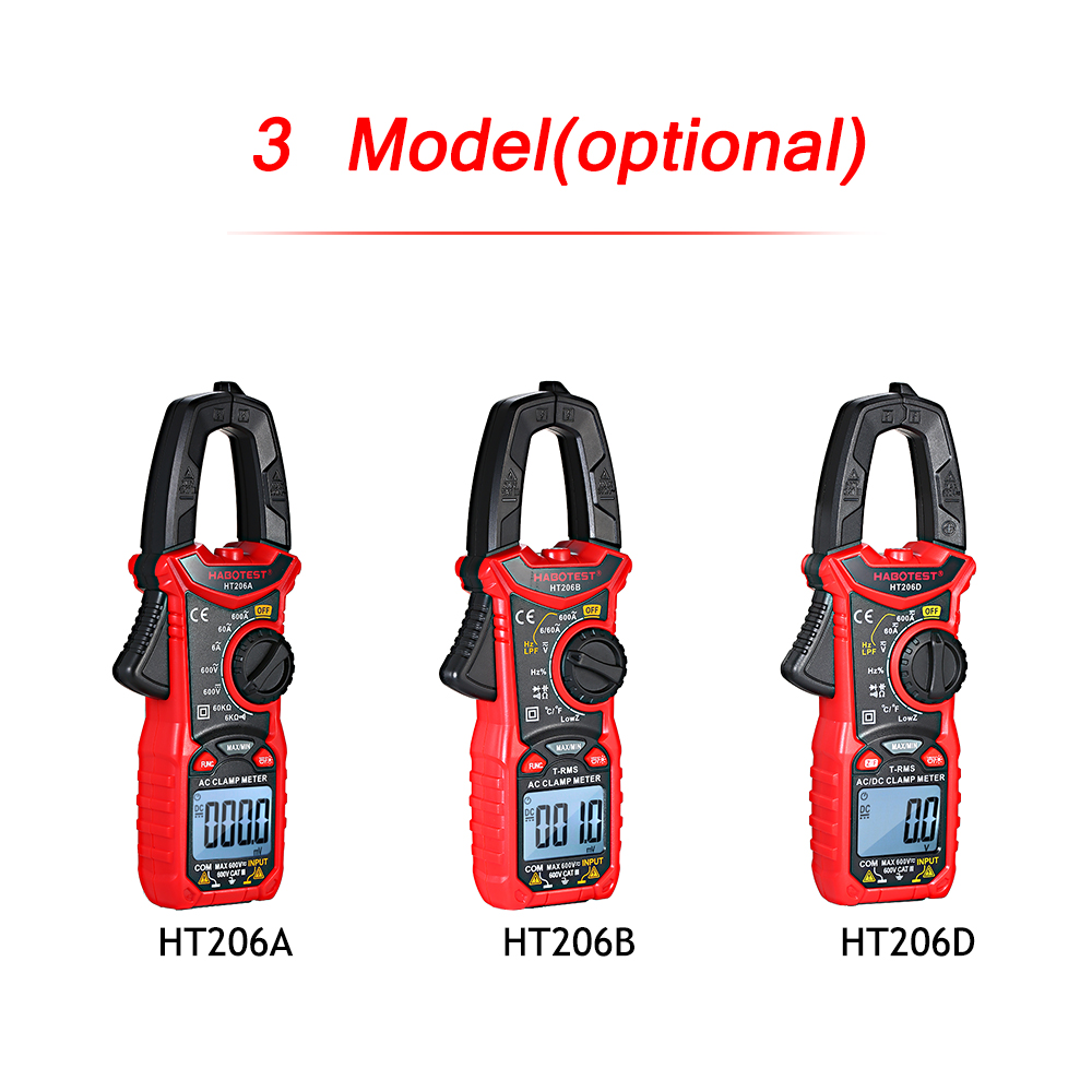 HT206AHT206BHT206D-ACDC-Digital-Clamp-Meter-for-Measuring-ACDC-Voltage--ACDC-Current-NCV-Clamp-Multi-1616483-3