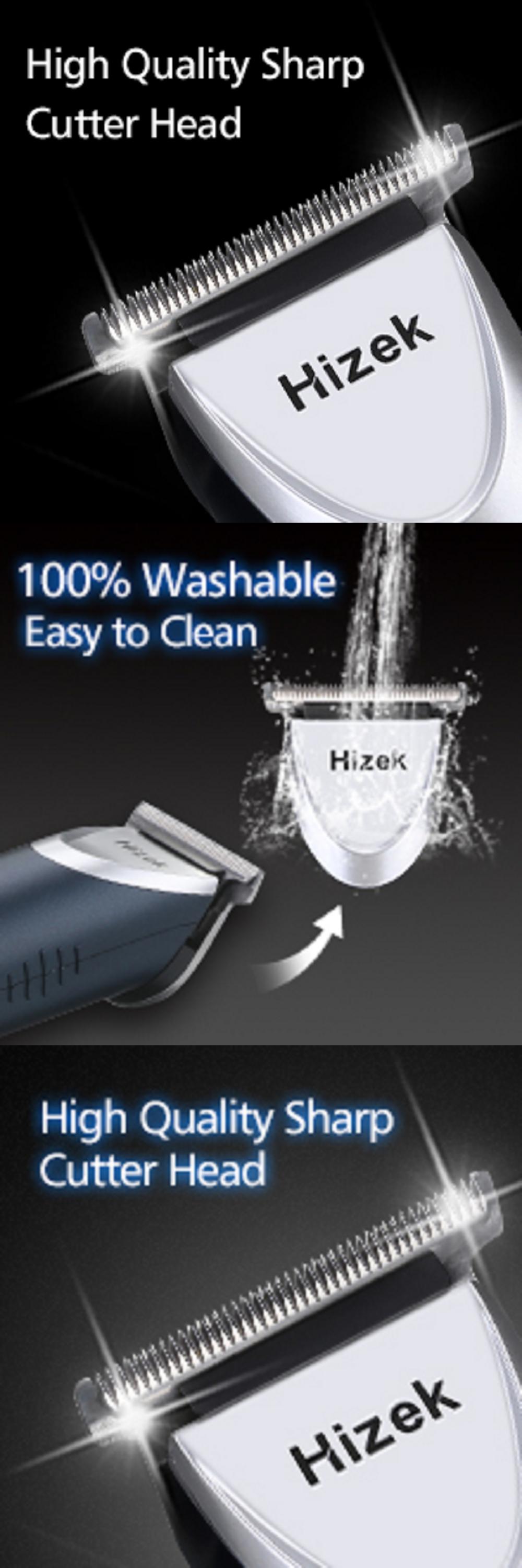 Hizek-A96-Hair-Clipper-Waterproof-Cordless-Mens-Trimmer-with-3-Adjustable-Speeds-4-Replacement-Head--1898313-4