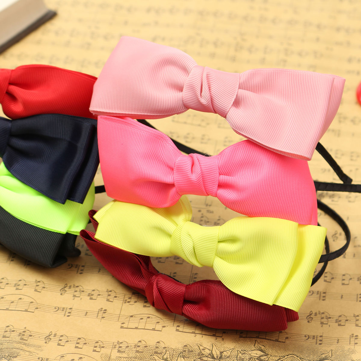 Woman-Cute-Butterfly-Satin-Bow-Headbrand-Hair-Accessories-Tool-1028834-3