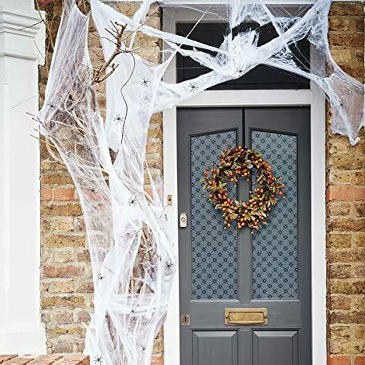 250g-Spider-Web-With-48Pcs-Small-Spiders-Halloween-Outdoor-Party-Decorations-Props-Supplies-1730880-5