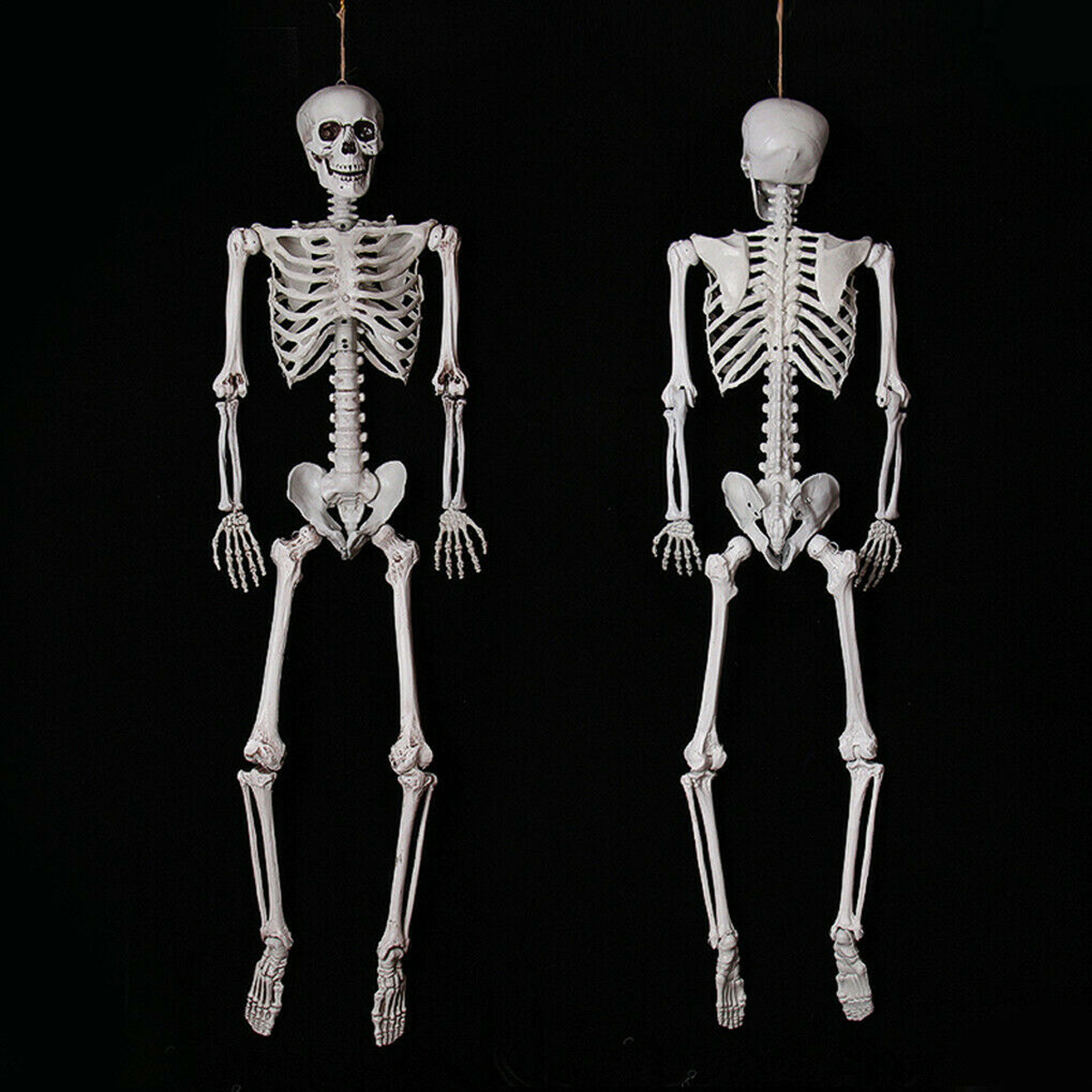 90cm-Human-Skeleton-Scary-Bones-Poseable-Hanging-Halloween-Prop-Party-Decorations-1573645-5