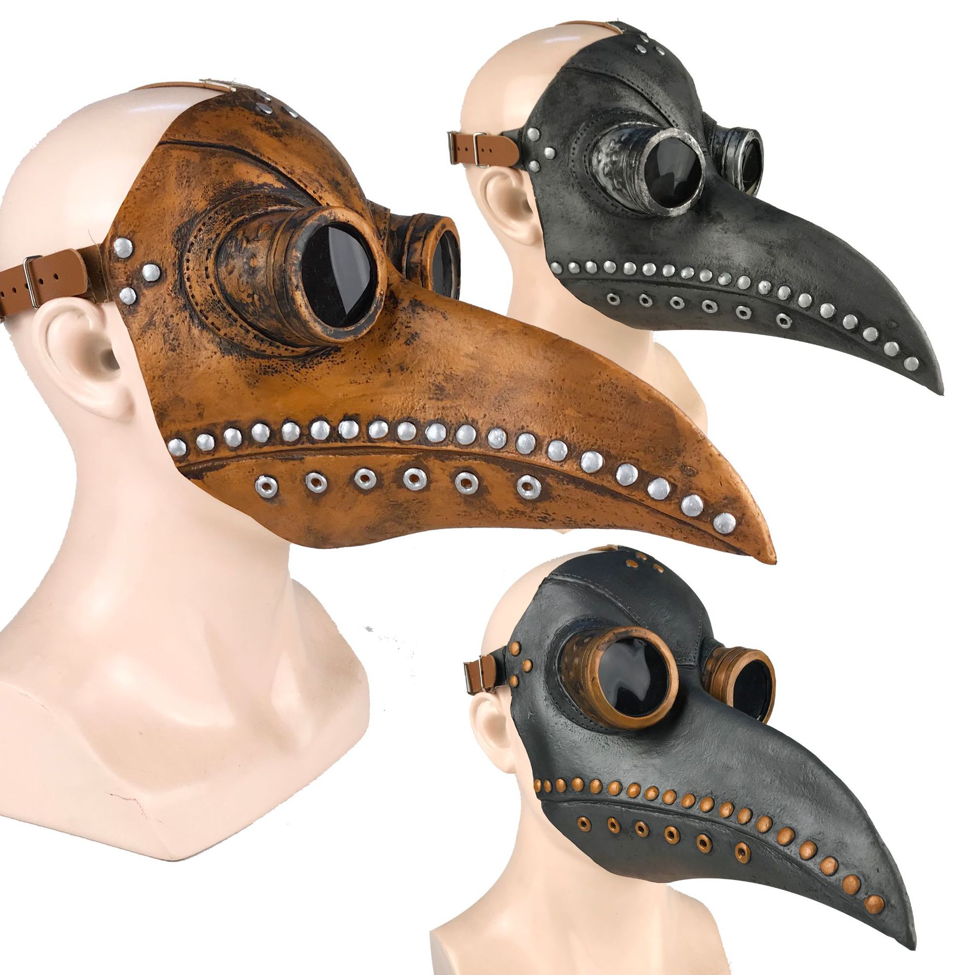 Halloween-Cosplay-Steampunk-Plague-Doctor-Mask-Bird-Beak-Props-Retr-Gothic-Masks-1570036-2