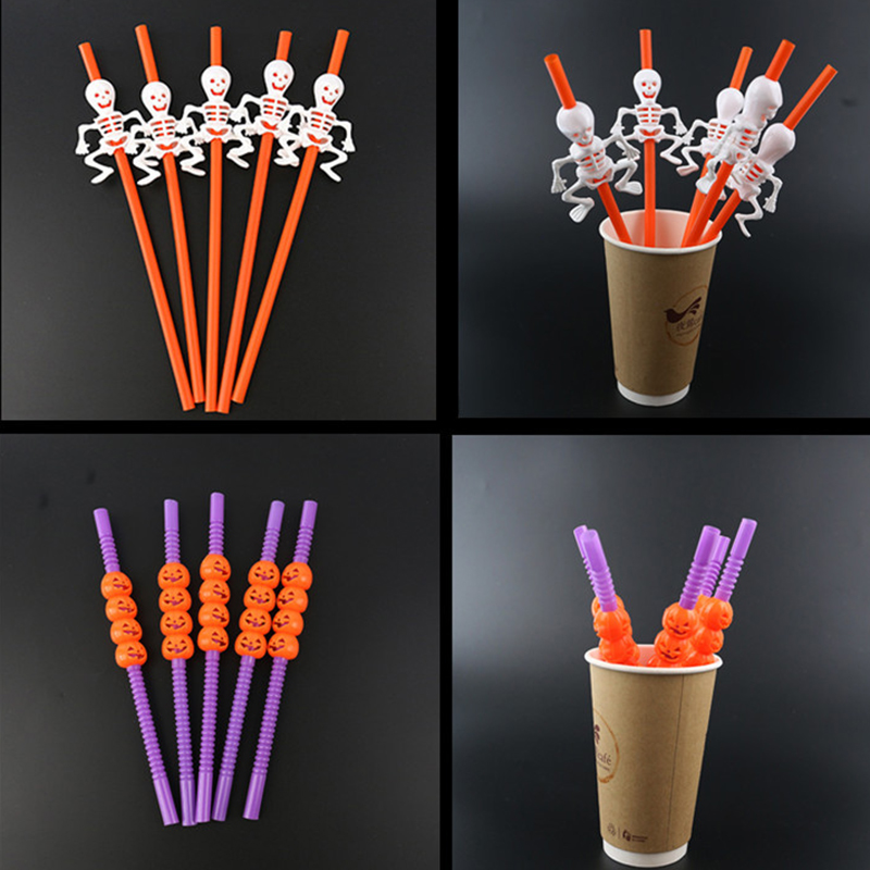 Halloween-Pumpkin-Straw-Ghost-Straws-Halloween-Decoration-Straws-Halloween-Party-Supplies-Halloween--1424001-1