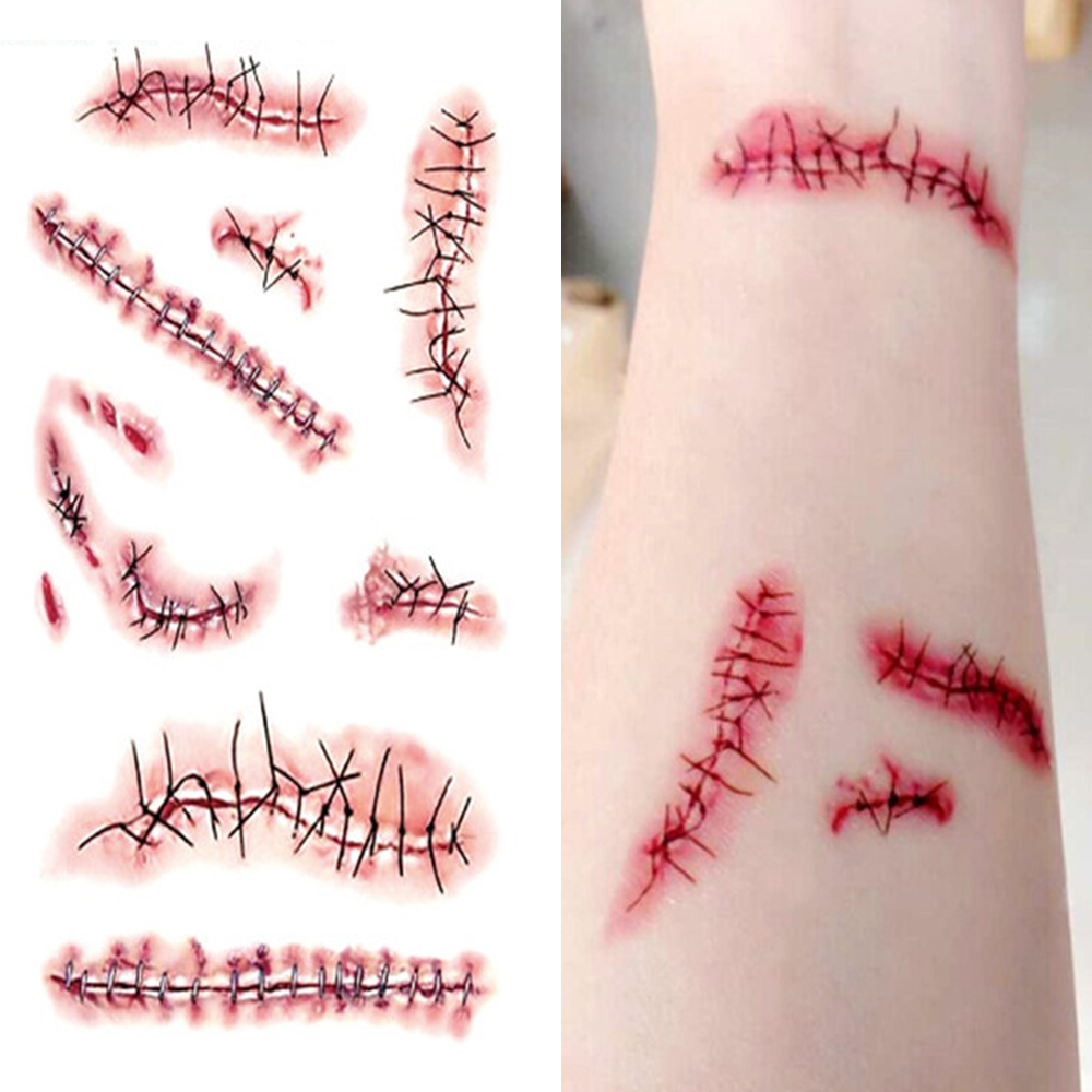 Halloween-Temporary-Tattoo-Sticker-Horror-Wound-Realistic-Blood-Injury-Scar-Tattoo-Stickers-1740075-1