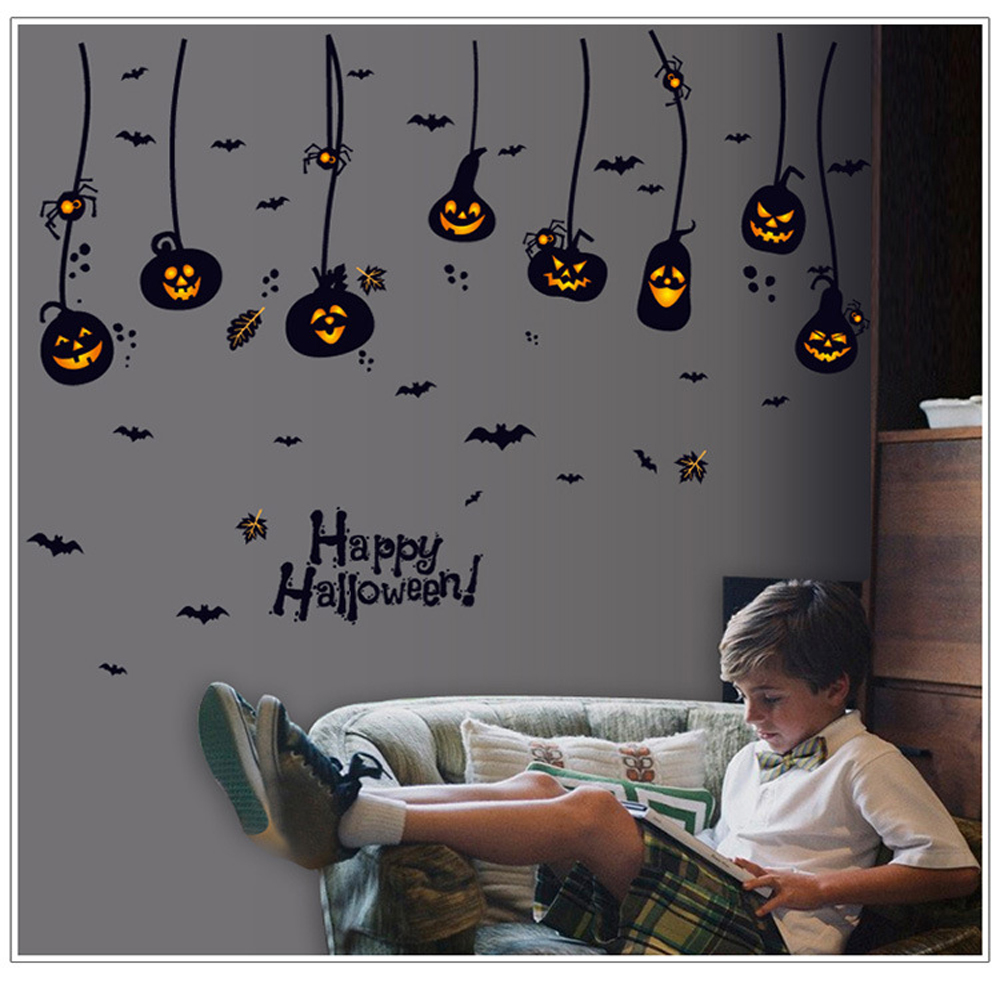 Halloween-Waterproof-PVC-Wall-Stickers-Gothic-Pumpkin-Lantern-Witch-Pattern-DIY-Home-Nursery-Kid-Roo-1740080-2