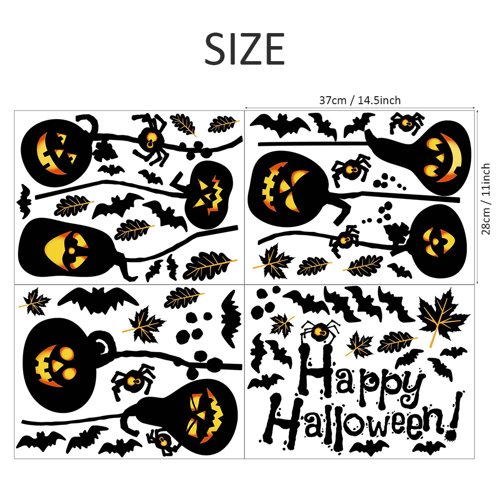 Halloween-Waterproof-PVC-Wall-Stickers-Gothic-Pumpkin-Lantern-Witch-Pattern-DIY-Home-Nursery-Kid-Roo-1740080-6
