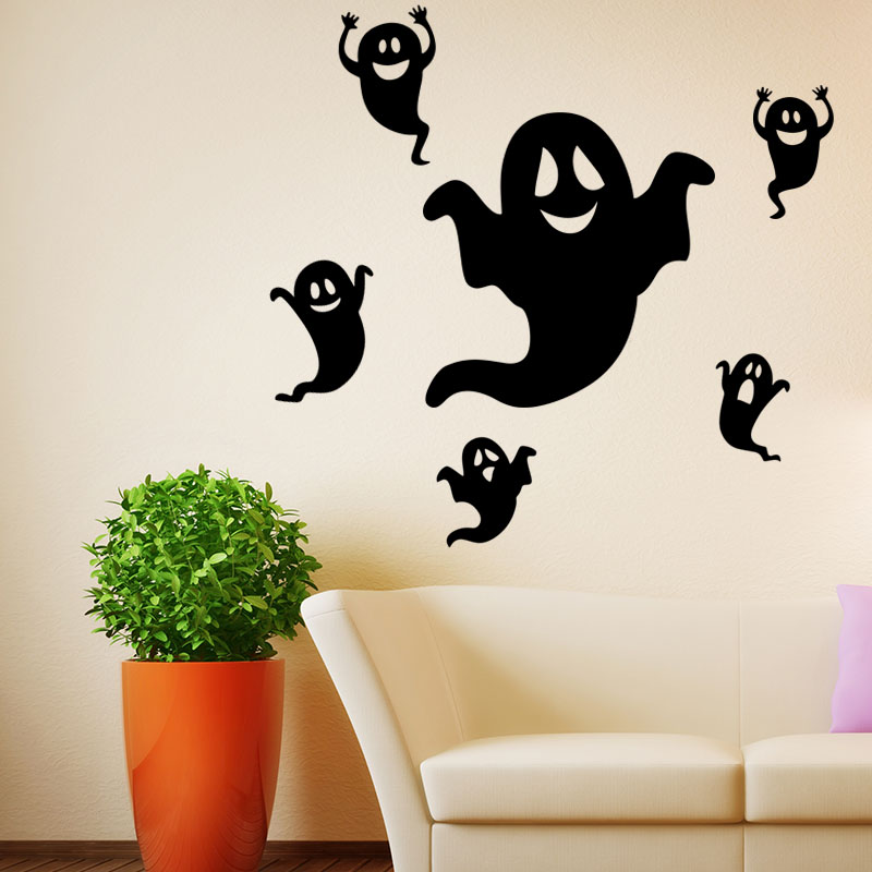 Miico-FX3012-Halloween-Sticker-Creative-Cartoon-Sticker-Removable-Wall-Sticker---Ghost-1575422-2