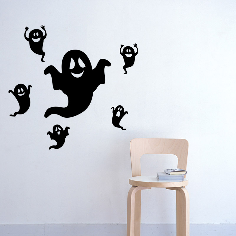 Miico-FX3012-Halloween-Sticker-Creative-Cartoon-Sticker-Removable-Wall-Sticker---Ghost-1575422-3