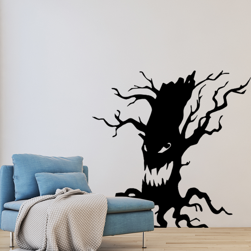 Miico-FX3014-Halloween-Sticker-Cartoon-Sticker-Ghost-Tree-Pattern-Removable--Wall-Stickers-1575420-3