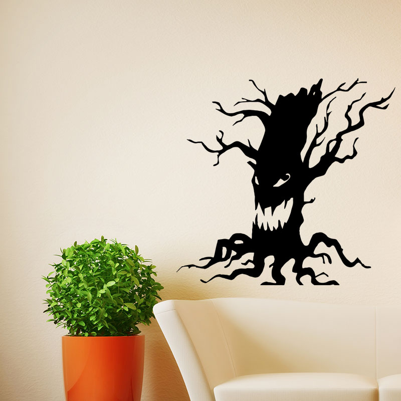 Miico-FX3014-Halloween-Sticker-Cartoon-Sticker-Ghost-Tree-Pattern-Removable--Wall-Stickers-1575420-6