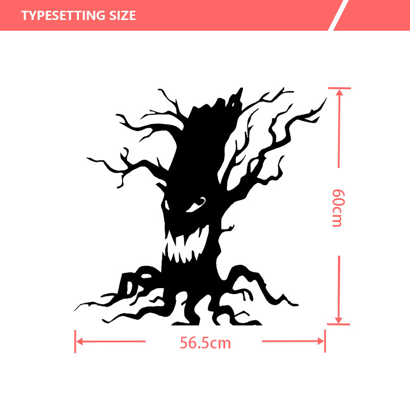 Miico-FX3014-Halloween-Sticker-Cartoon-Sticker-Ghost-Tree-Pattern-Removable--Wall-Stickers-1575420-7